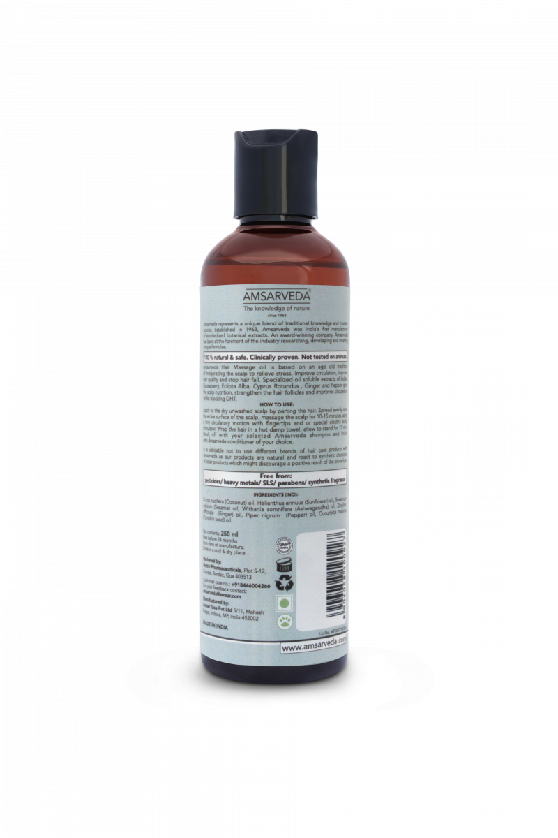 Amsarveda Vitalizing Massage Hair Oil