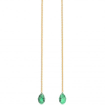 Drop earrings Green GP