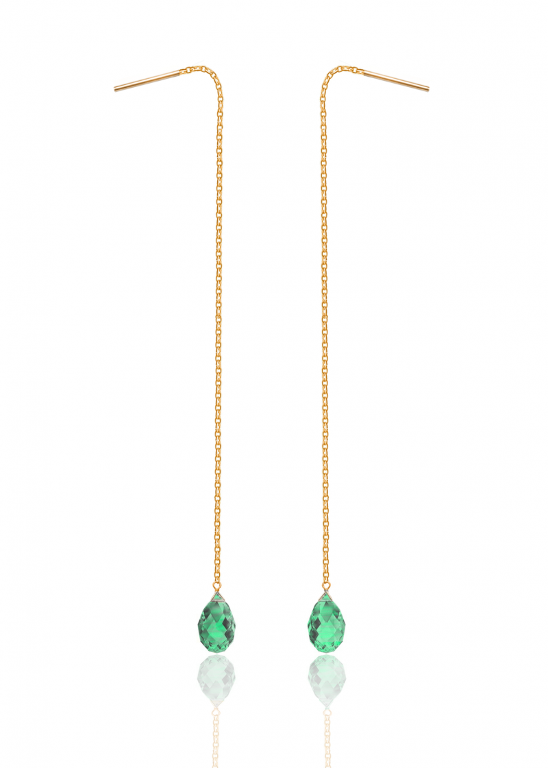 Drop earrings Green GP