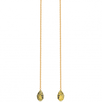 Drop earrings Yellow GP
