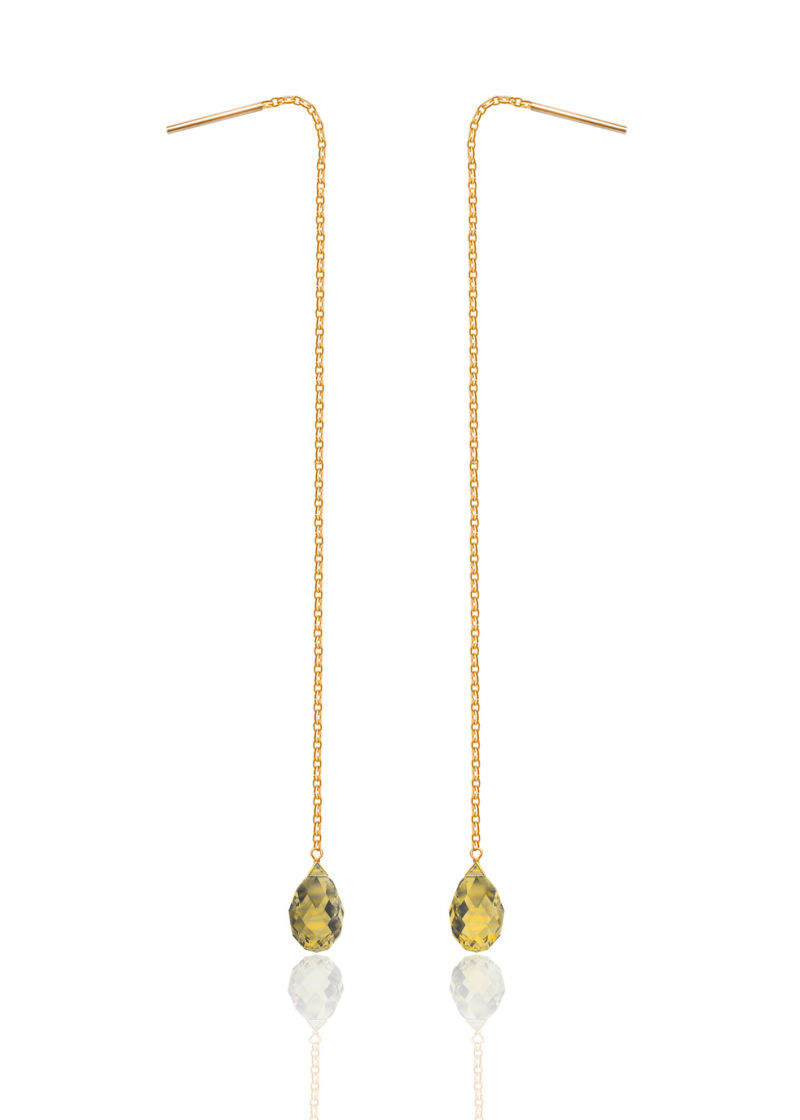 Drop earrings Yellow GP