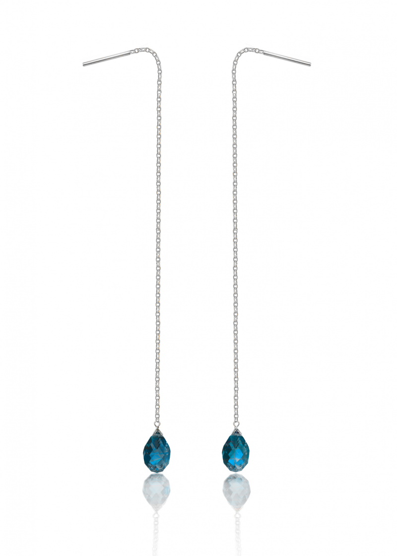 Karma Koncept Parallel Drop Earrings Indigo Drop S925 (1nos)