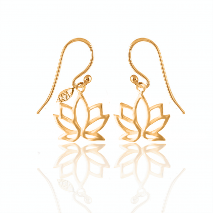 Karma Koncept Simplicity Earrings Lotus S925 GP(1nos)