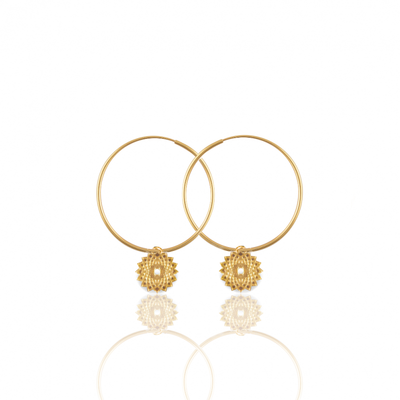 Karma Koncept Symmetric Harmony Earrings Pita S925 GP