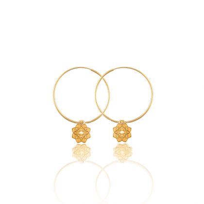 Karma Koncept Symmetric Harmony Earrings Vata S925 GP