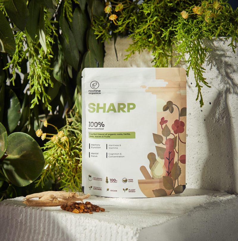 Rootine Organics SHARP Organic Plant extracts Superfood