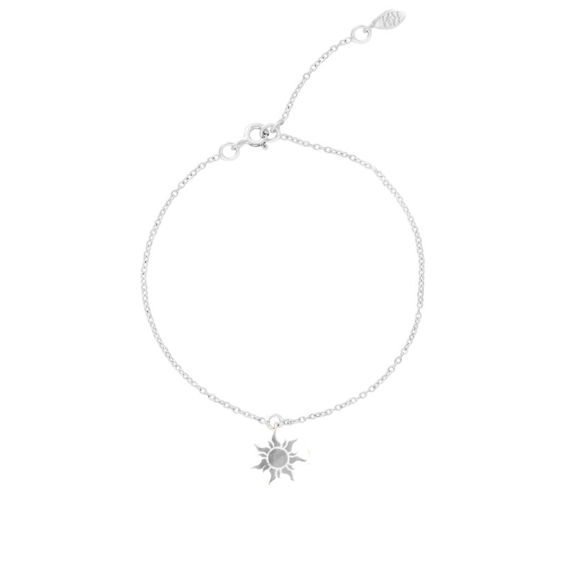 Simplicity little sun bracelet silver