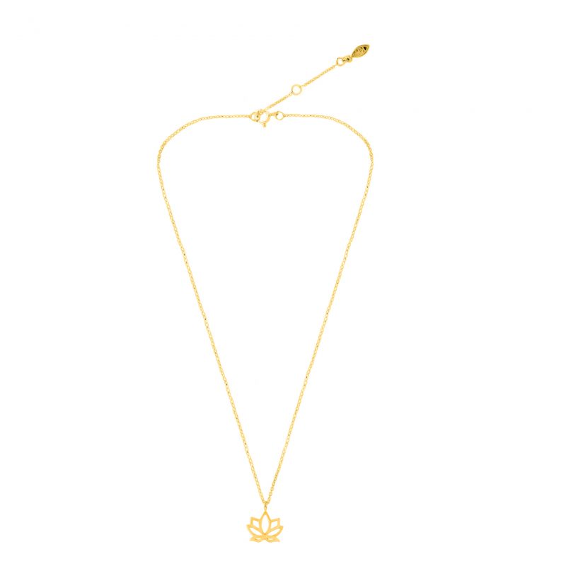 Simplicity Lotus Necklace